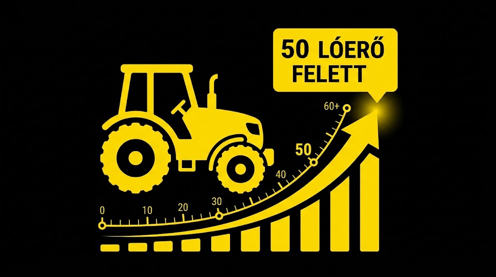 Traktorok 50 lóerő felett